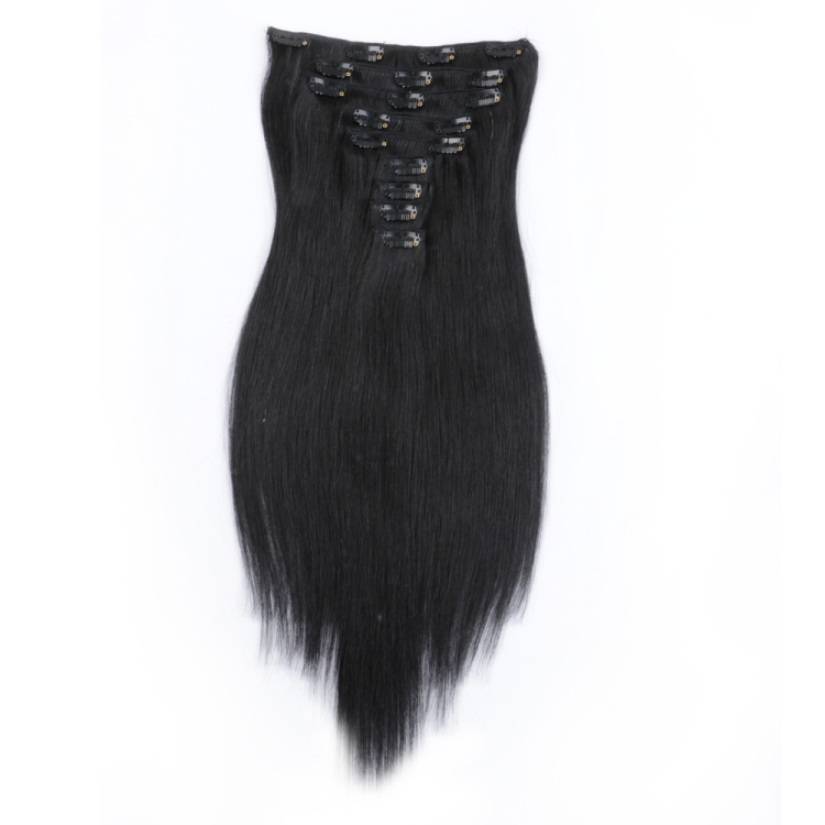 hair extensions real human virgin remy hair extensions clip in hair extensions SJ00221